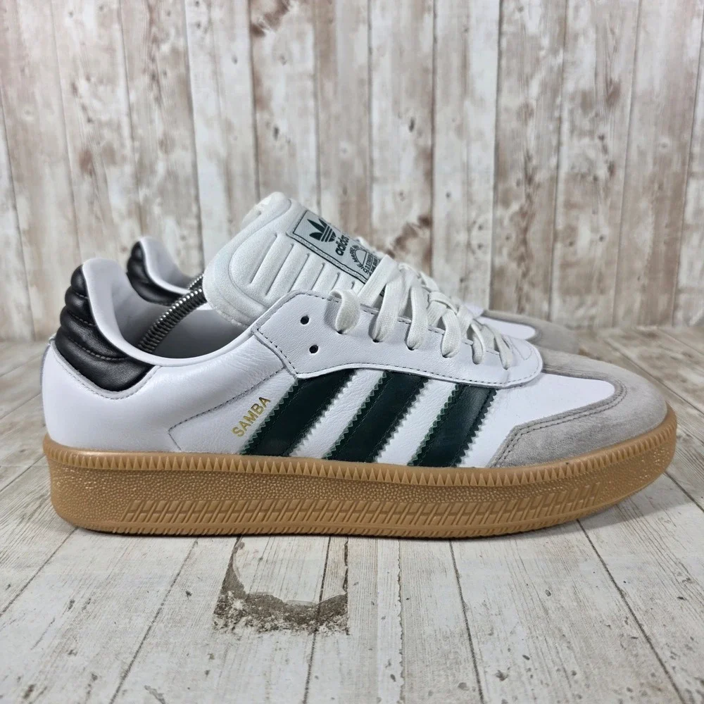 Adidas Samba XLG White Collegiate Green Gum IE9181 Mens Size 11 Sneakers